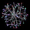 Holiday Bright Lights 16 Multi Twinkle 96L Shimmering Sphere in Silver