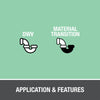 Oatey® ABS to PVC Transition Medium Bodied Green Cement