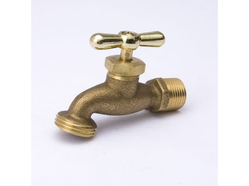 B & K ProLine 3/4 In. MIP X 3/4 In. Male Hose Thread Hose Bibb Brass