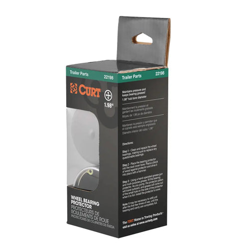 Curt 1.98 Bearing Protectors & Covers (2-Pack) #22198
