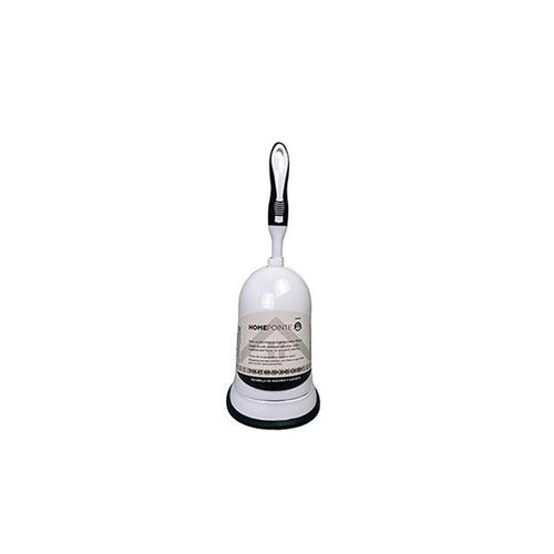 HomePointe Concealed Brush Toilet Bowl Brush & Caddy