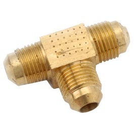 Anderson Metals Brass Flare Tee, Lead-Free, 3/8-In.