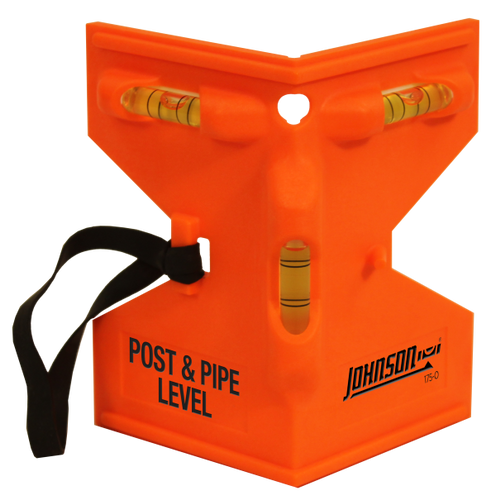 Johnson Level & Tool Orange Post & Pipe Level