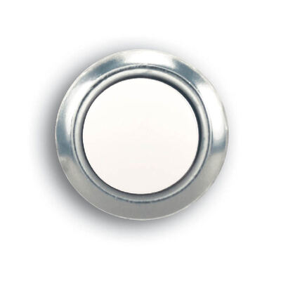 Heath Zenith Silver Wired PushButton Doorbell