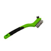 Forney Scratch Brush with Plastic Handle, Stainless, 3 x 7 Rows