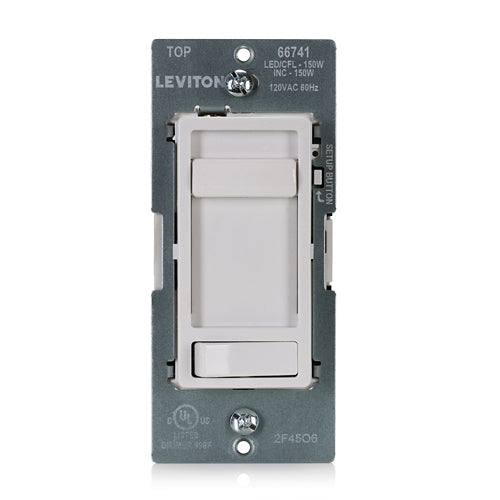 Leviton SureSlide Dimmer Switch for Dimmable LED, CFL, and Incandescent Lighting