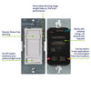 Leviton SureSlide Dimmer Switch for Dimmable LED, CFL, and Incandescent Lighting