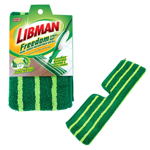 Libman Dual-Sided Freedom® Microfiber Spray Mop Refill
