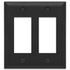 Amerelle Century - Matte Black Decorative wallplate