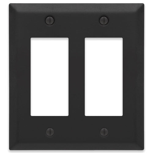 Amerelle Century - Matte Black Decorative wallplate