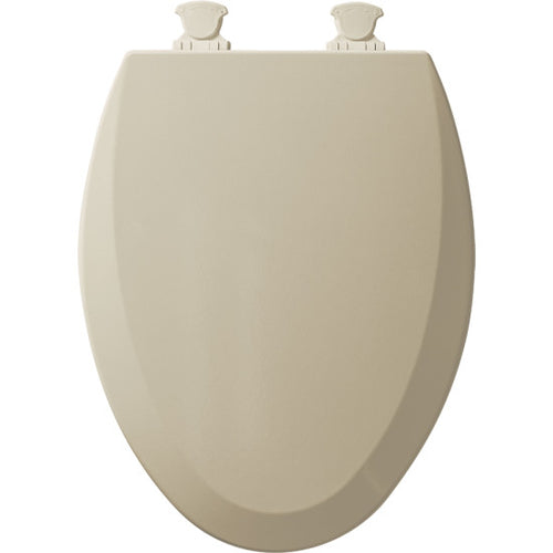 Bemis Elongated Enameled Wood Toilet Seat Bone Removes for Cleaning
