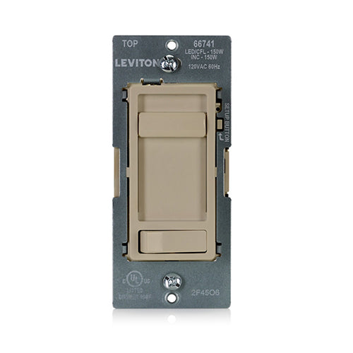 Leviton SureSlide Dimmer Switch for Dimmable LED, CFL, and Incandescent Lighting