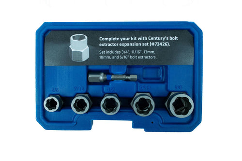 Century Drill & Tool 6 Piece Bolt Extractor Set