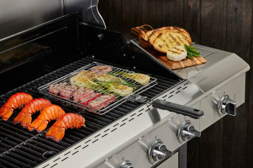 Mr. Bar-B-Q Flex Basket With Folding Handle
