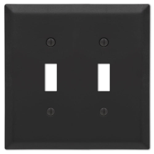 Amerelle Century - Matte Black Decorative wallplate