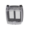 Intermatic Plastic In-Use Weatherproof Cover, Double-Gang, Vrt, 2.25 Clear