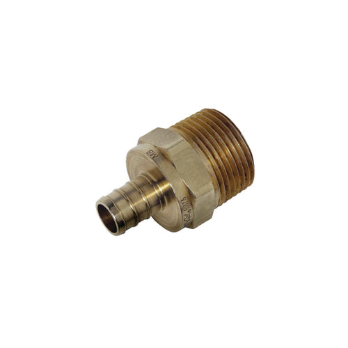 Watts Adapter Brass PEX Barb x MPT