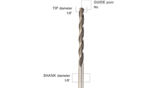 RotoZip ZB8 Standard Point Bit 8-pc
