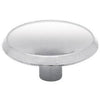 Cabinet Knob, Chrome Plated, 1.5-In. Round