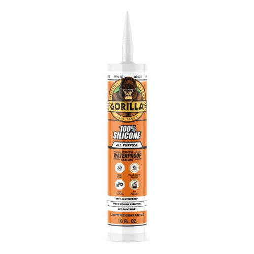 Gorilla 100% Silicone Sealant White
