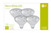 GE Lighting 4-Pack 15W 1200 Lumens Warm White LED Light Bulbs