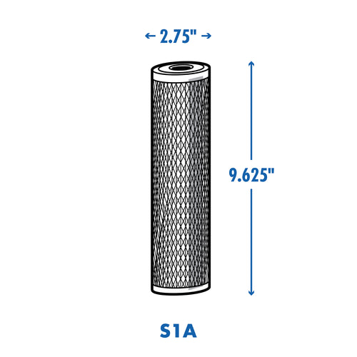 Culligan S1A 20-Micron Pleated Sediment Replacement Cartridge