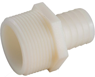 HOSE BARB NYLON 1/4 X 1/8 MPT