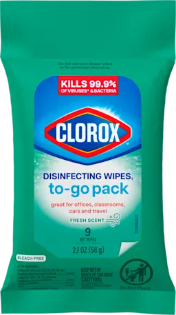 Clorox™ Disinfecting Cleaning Wipes~1~ To Go Pack Fresh Scent