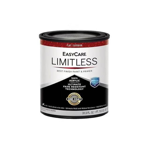 True Value EasyCare Limitless Flat Exterior Paint, Neutral Base, 1 Qt.