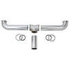 Chrome 2-Bowl Center Outlet Drain