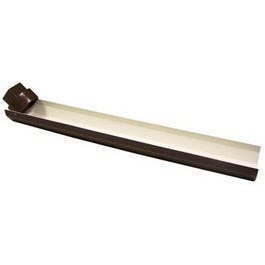 Downspout Extension, Brown Vinyl