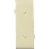 Ivory Blank Center Sectional Nylon Wall Plate