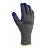 Latex-Coated Gloves, Knit Shell, Blue Crinkle, Men's XL