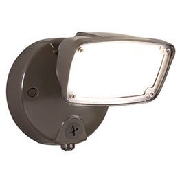 LED Dusk to Dawn Light, Single Head, Bronze, 1503 Lumens, 15-Watt