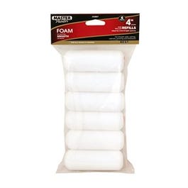 Mini Paint Roller Cover Refill, High-Density Foam, 4-In., 6-Pk.
