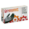 Nitrile Industrial Work Gloves, Powder-Free, Black, Small, 100-Ct.