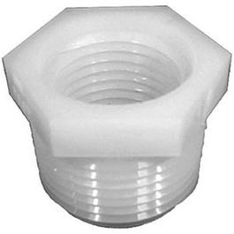Anderson Metals Pipe Fitting, Nylon Hex Bushing, 3/4 MPT x 3/8-In. FPT