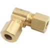 Anderson Metals 1/4 In. 2-Way Compression Brass Elbow