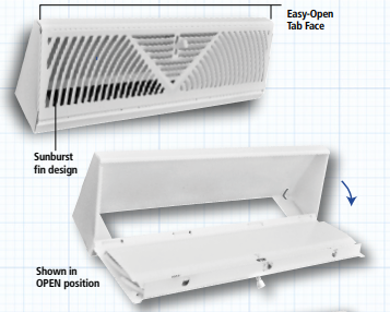 Truaire Baseboard Diffuser