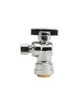 Probite 1/2” x 3/8” OD. Chrome Plated, 1/4 Turn Angle Stop Valve (1/2” x 3/8”)