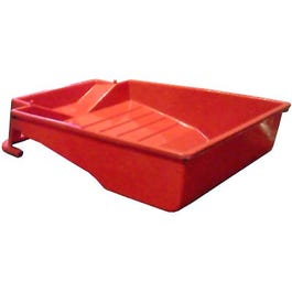 9-Inch Red Deep-Well Plastic Tray