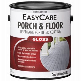Interior/Exterior Gloss Porch & Floor Coating, Urethane Fortified, Light Gray, 1-Gallon