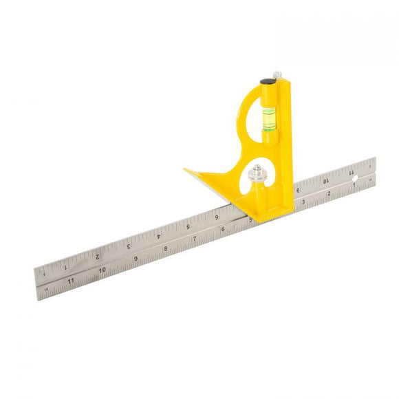 Great Neck Mayes 10225 Combination Square SAE with Die-Cast Handle 12 Inch