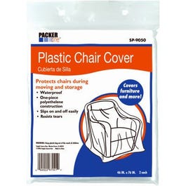Plastic Chair Covers, 46 x 76-In., 2-Pk.