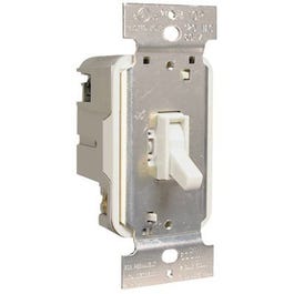600-Watt White Incandescent Toggle Dimmer Switch