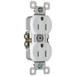 15A White Weather/Tamper Resistant Duplex Receptacle