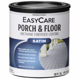 Porch & Floor Acrylic Coating, Dark Gray Satin, 1-Qt.