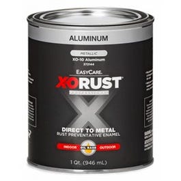 Premium Ant-Rust Oil-Base Enamel, Aluminum Gloss, 1-Qt.