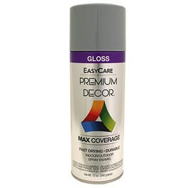 Premium Decor Spray Paint, Pewter Gray Gloss, 12-oz.