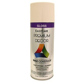 Premium Decor Spray Paint, Heirloom White Gloss, 12-oz.